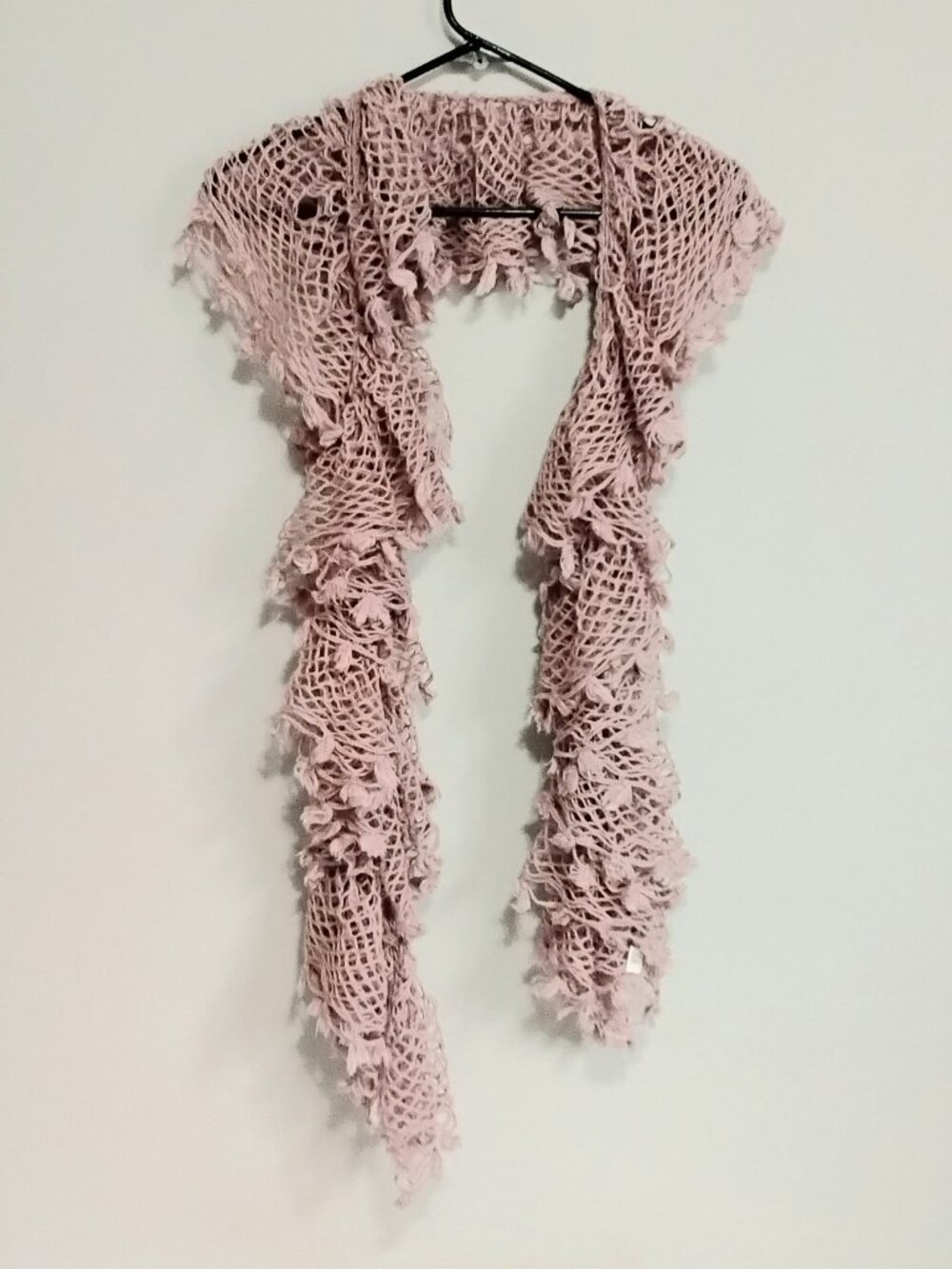 3/$25 Beautiful 72" Relaxed Pink Stretchy Knit Scarf NWOT!!